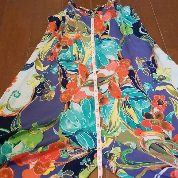 Ivy Street Multicolored Sleeveless Spaghetti Strap Jumpsuit - Picture 13 of 16